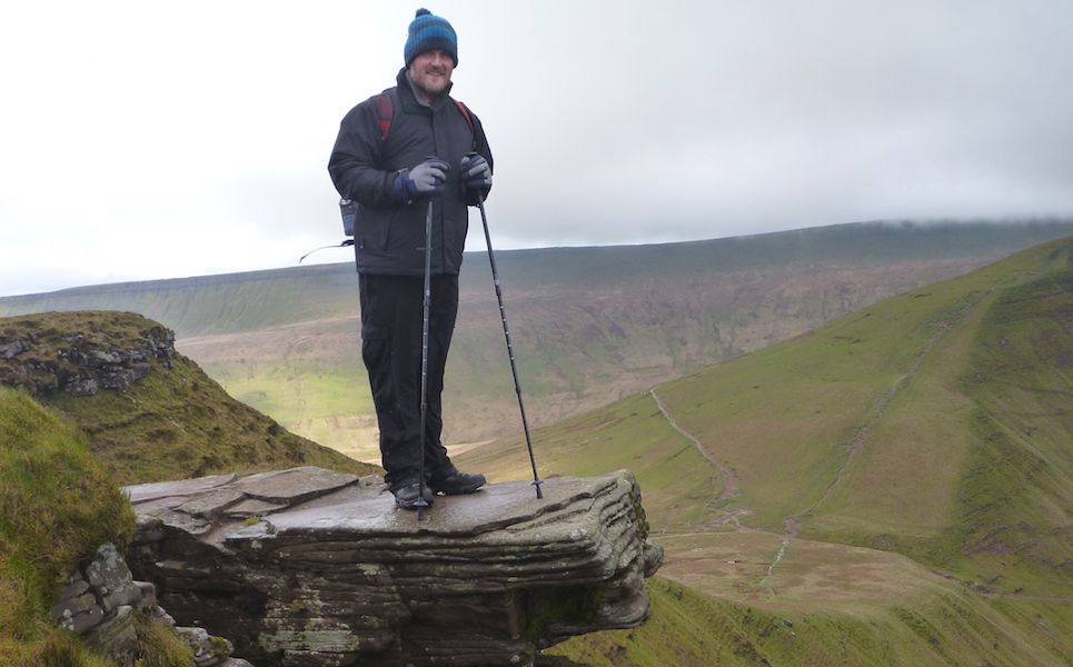 Gary on a mountain