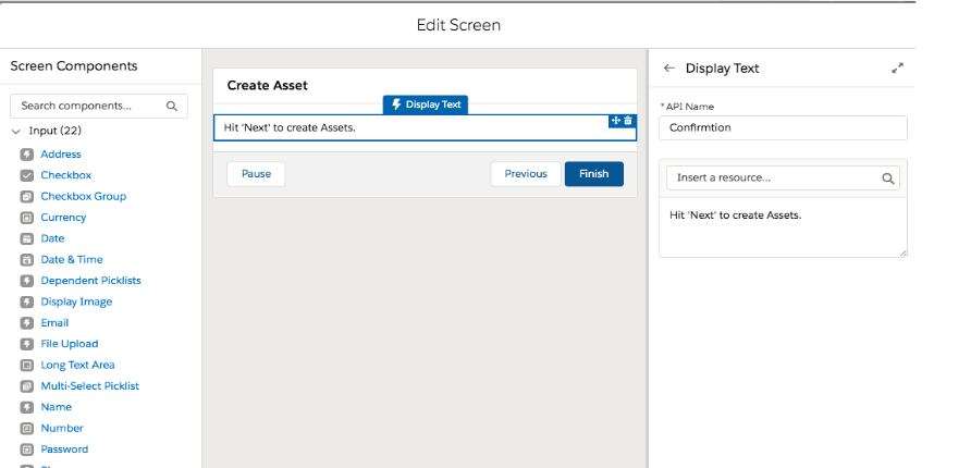 Salesforce Assets